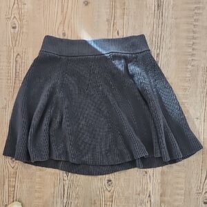 Gap Charcoal Grey Knit Mini Skirt